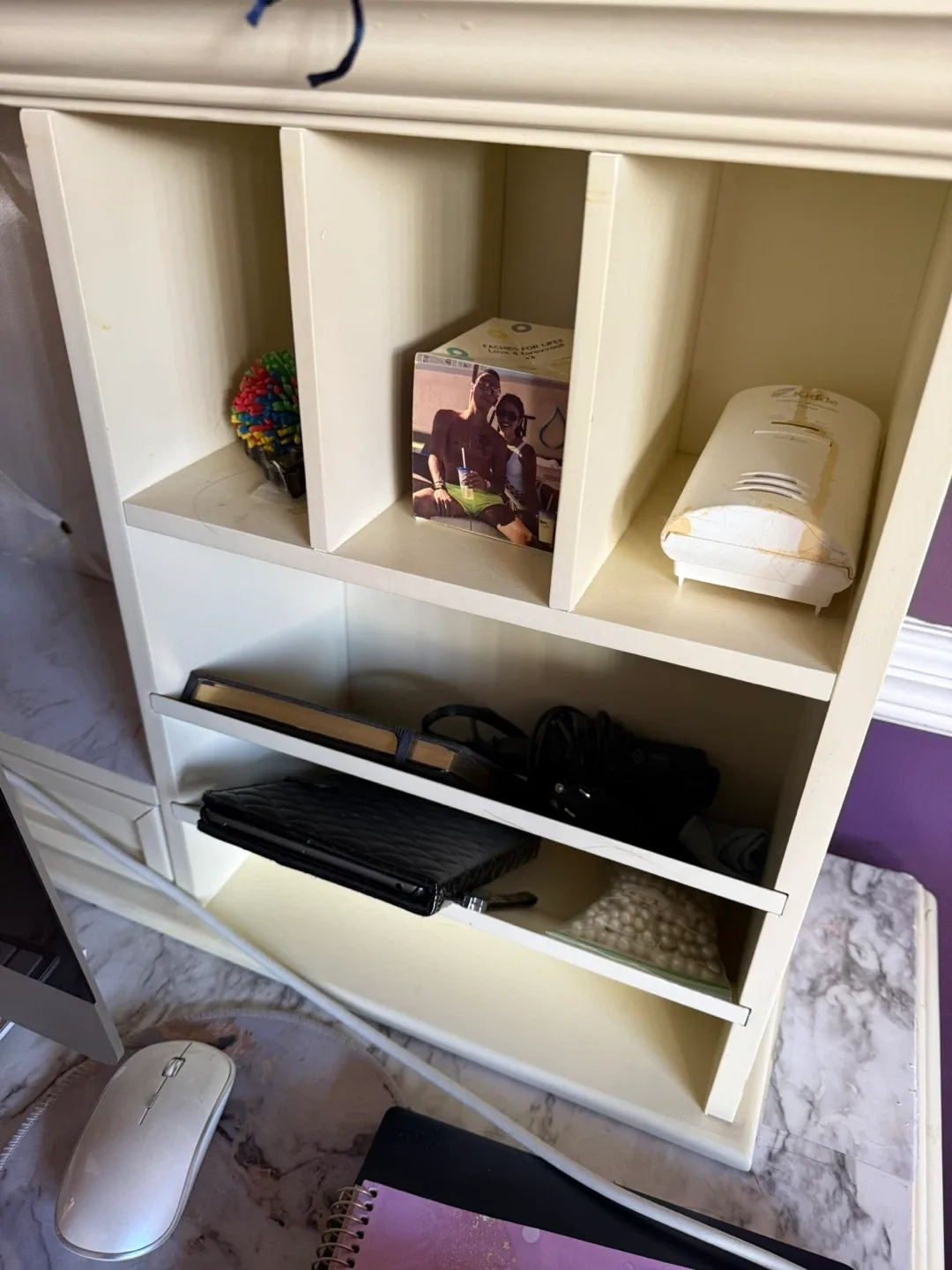 Off-White Wooden Desk image indicator(7)