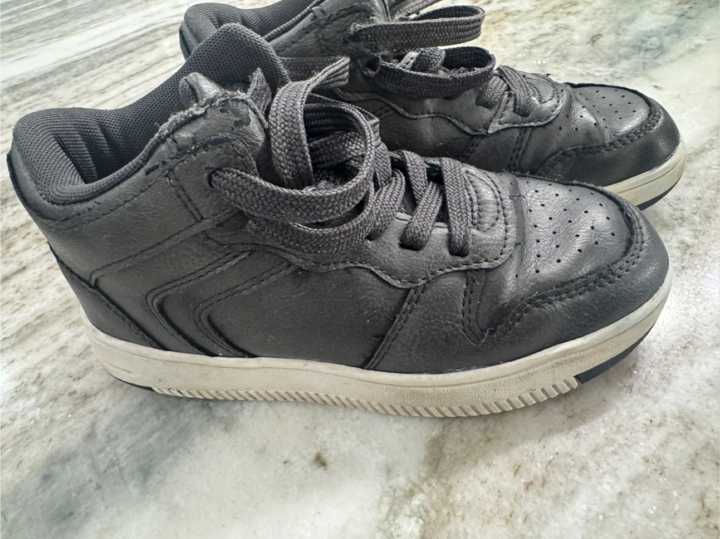Kids' Gray High-Top Sneakers - photo 3