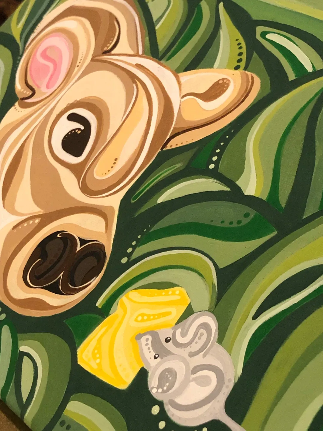 Cow and mouse painting image indicator(3)