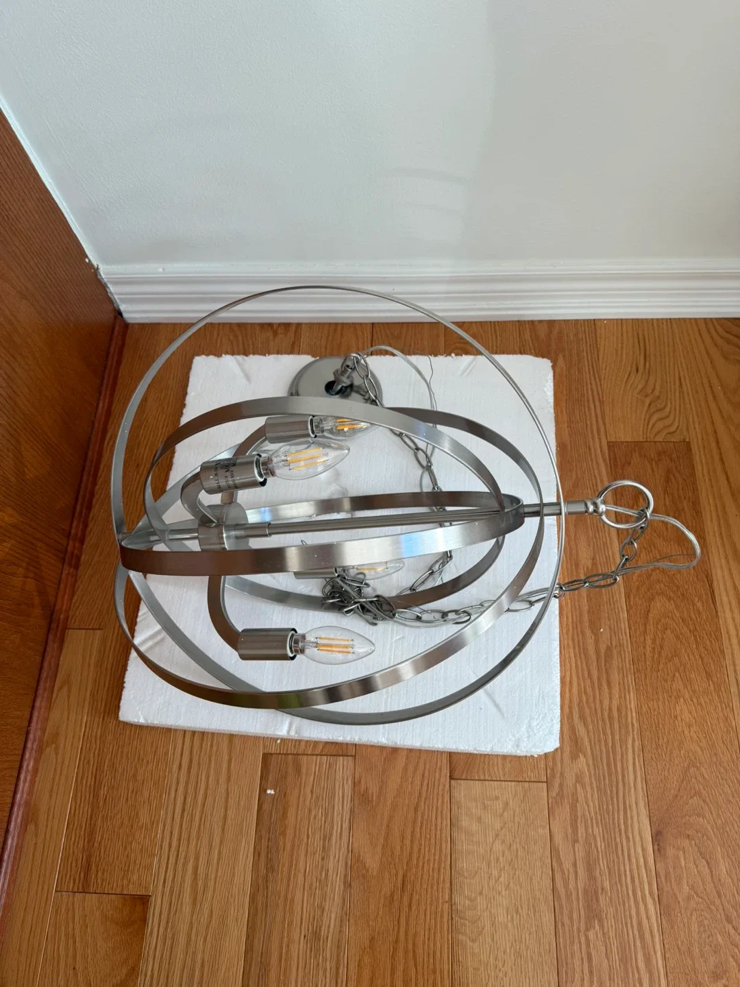 Silver Orb Chandelier thumbnail