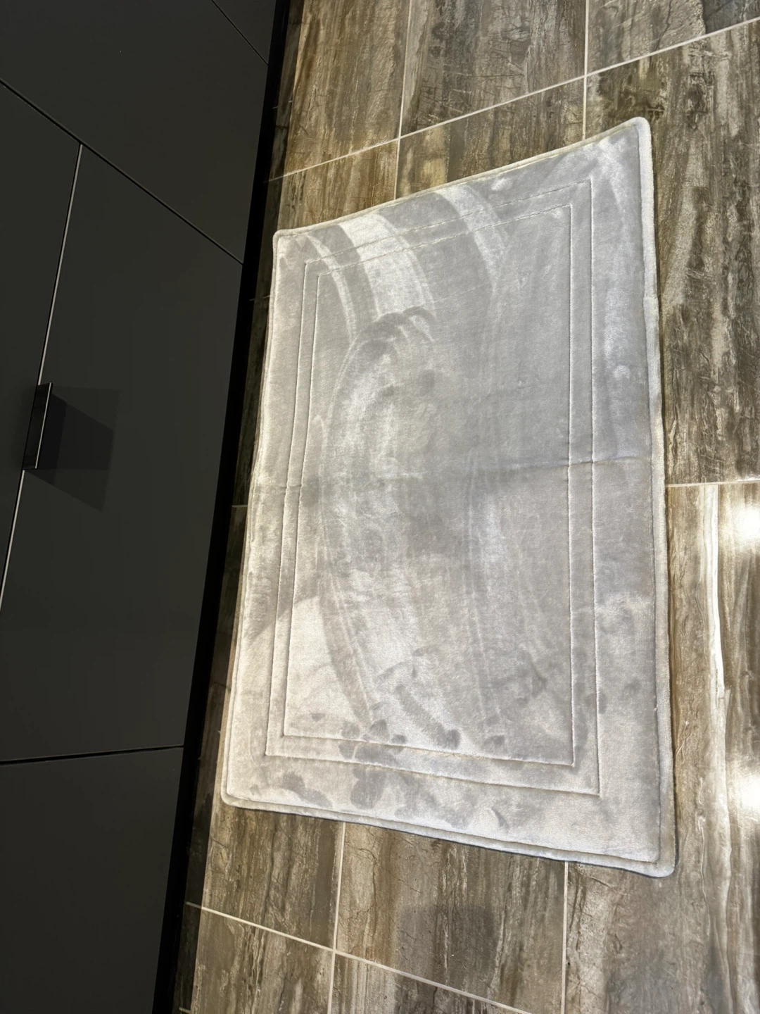 Grey memory foam kitchen/bath Mat