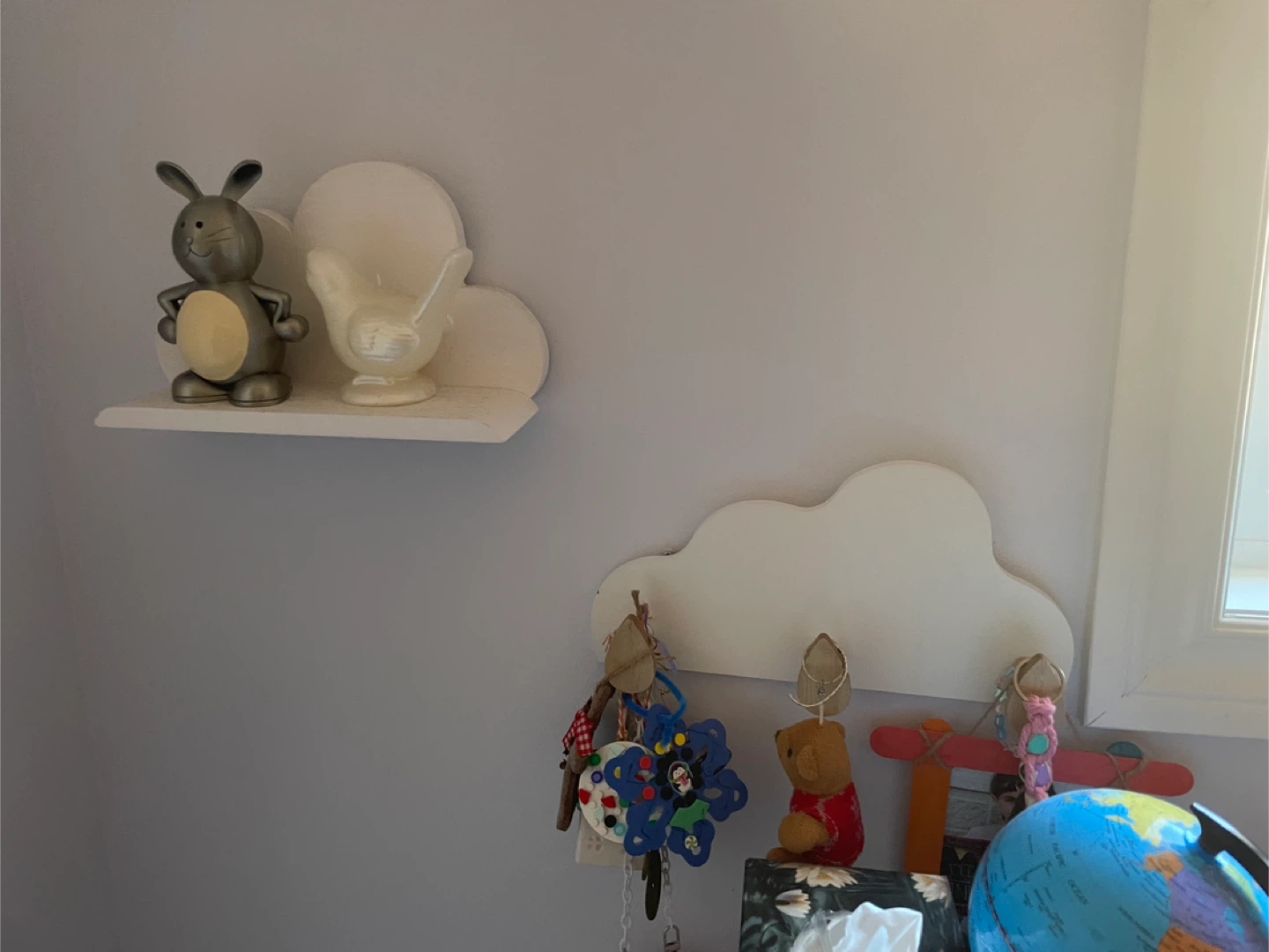 Cloud Shelves and bed cover and pillow - Cute Room Decor - photo 2
