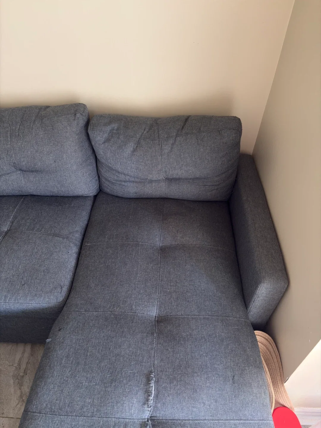 Grey Sectional Sofa with Storage image indicator(3)