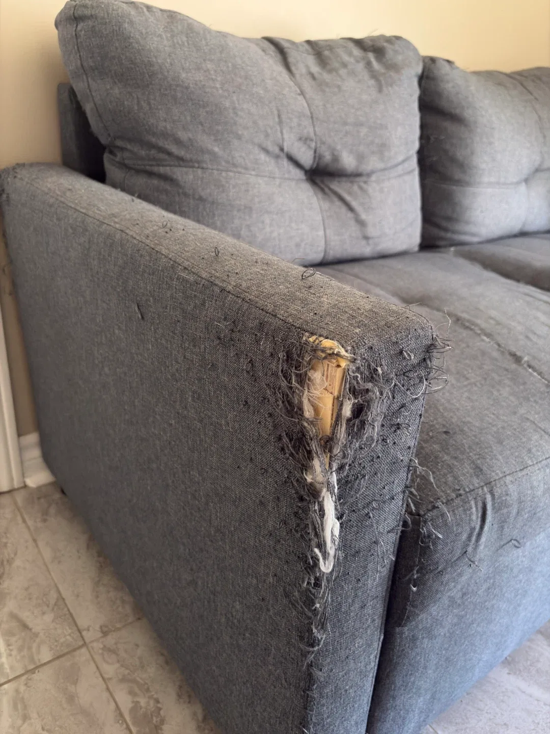 Grey Sectional Sofa with Storage image indicator(9)