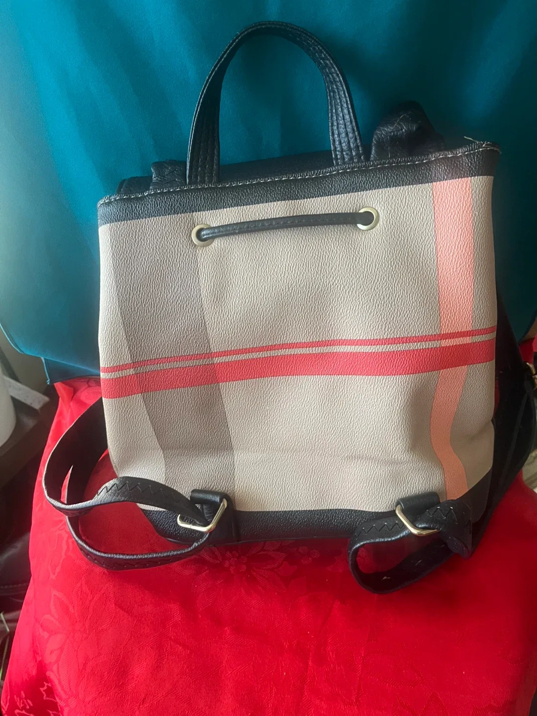 Burberry Inspired Backpack Purse by Kate Hill