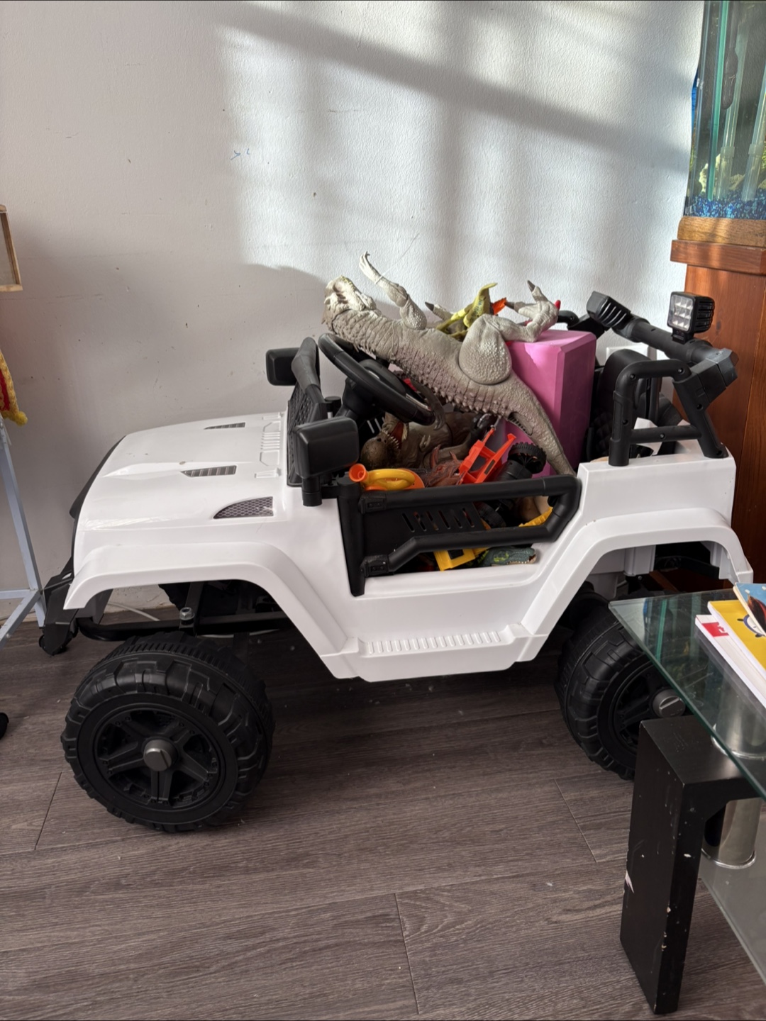 Kids White Ride On Jeep Car - photo 3