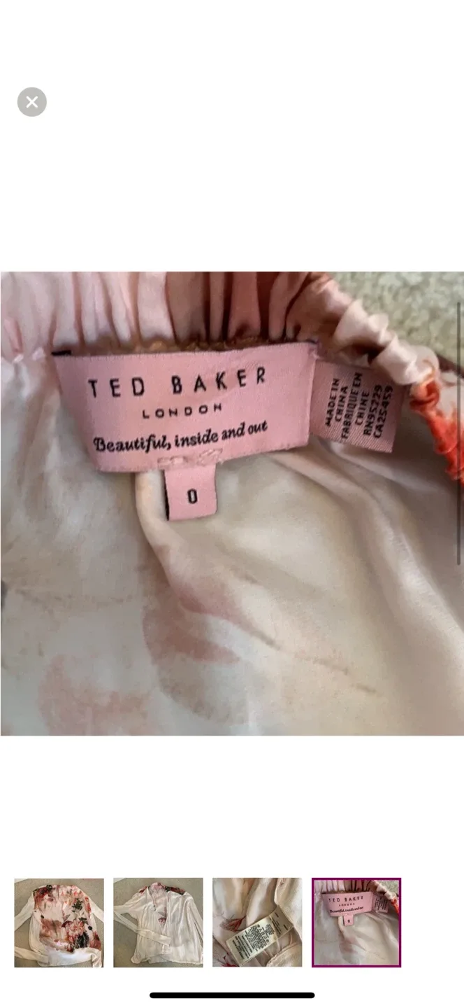 Ted Baker Floral Cardigan Size 0 jacket image indicator(4)