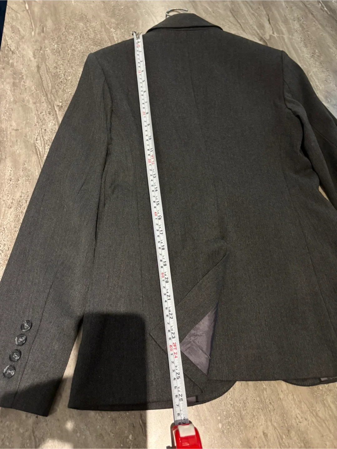 Women ‘s Jacob Grey 2 piece pant suit, Size 3/4 image indicator(6)