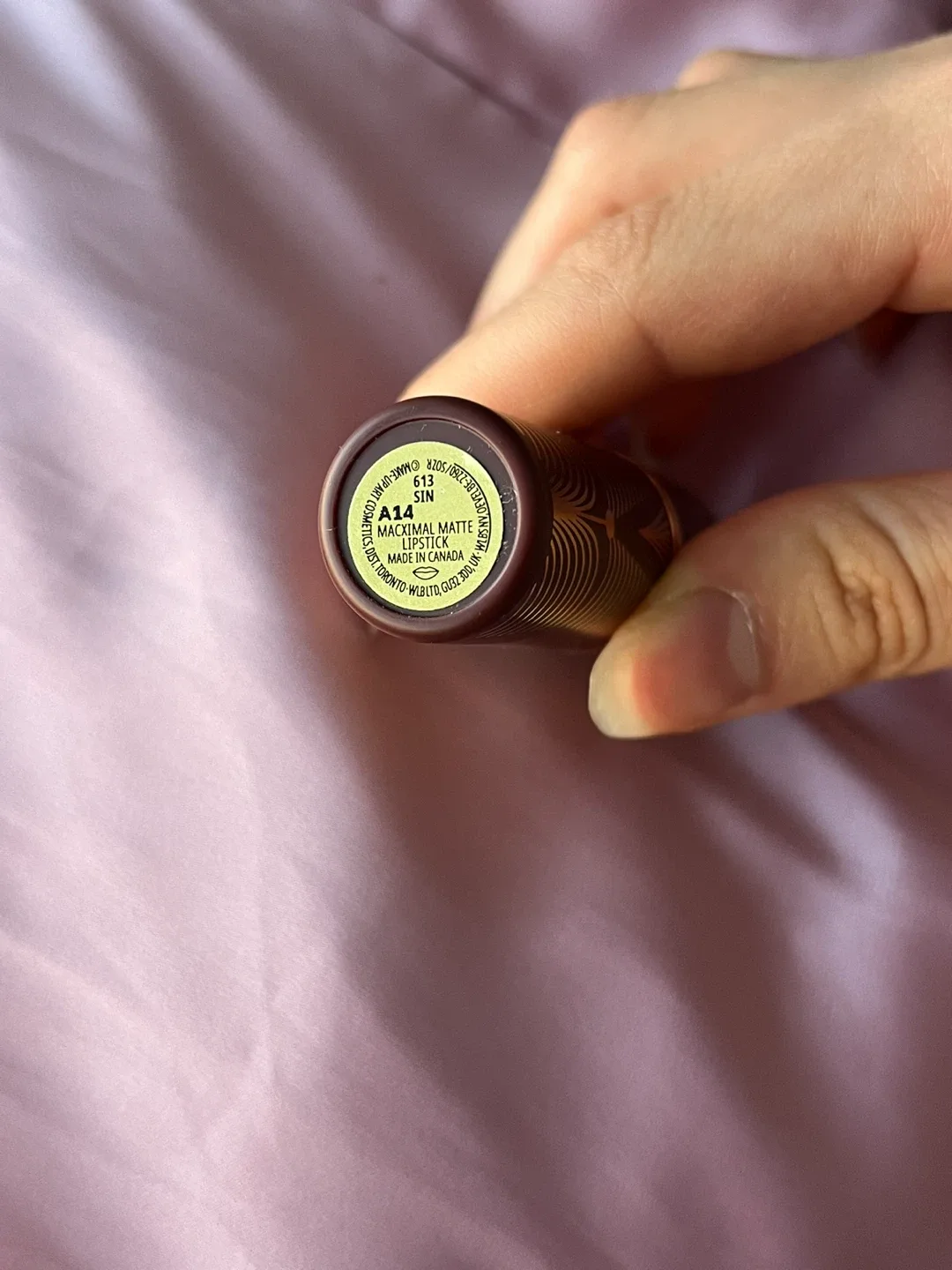 MAC Silky Matte Lipstick - Sin image indicator(3)