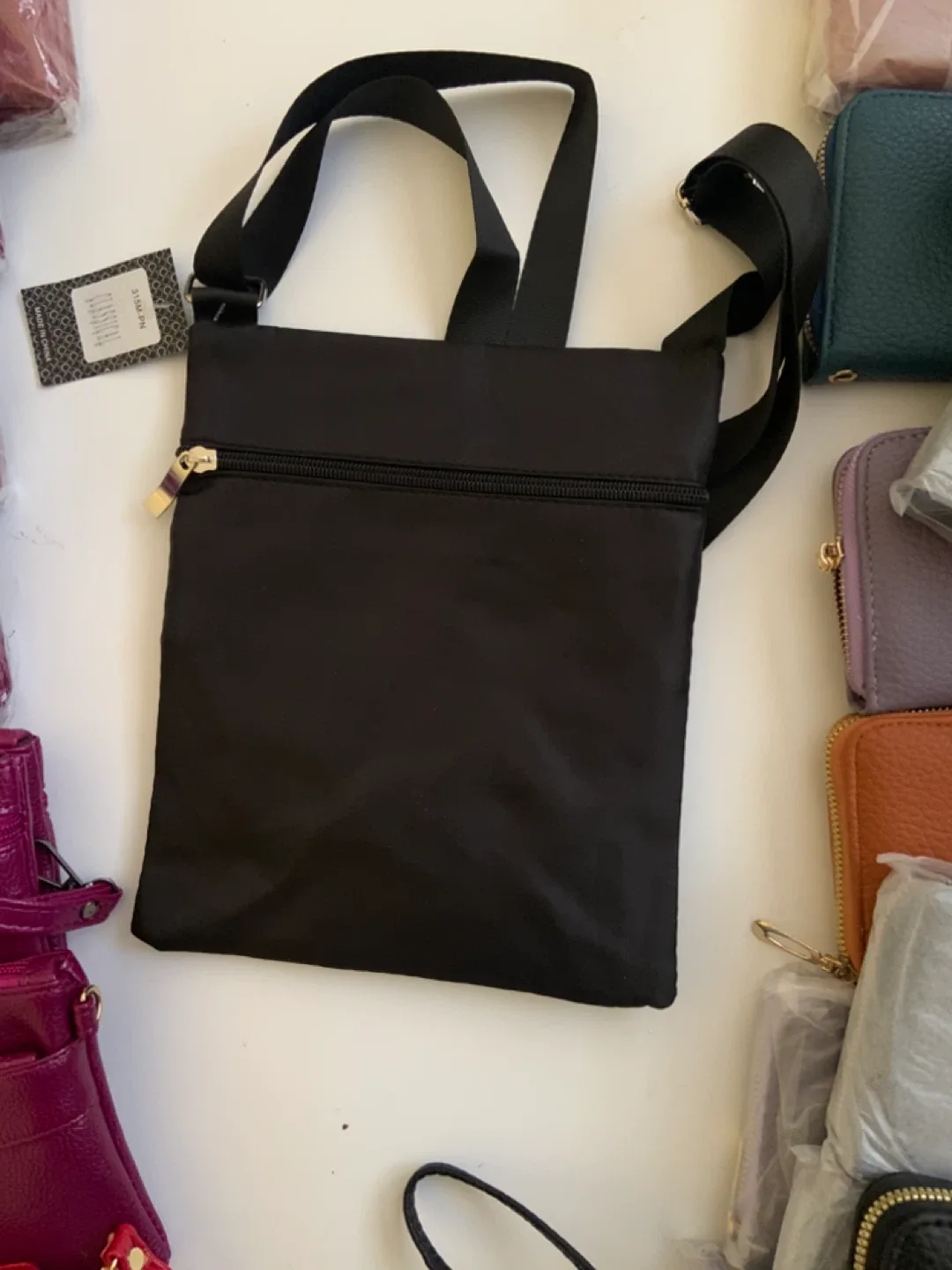 Black Crossbody Bag - 'Sport' Detail image indicator(2)