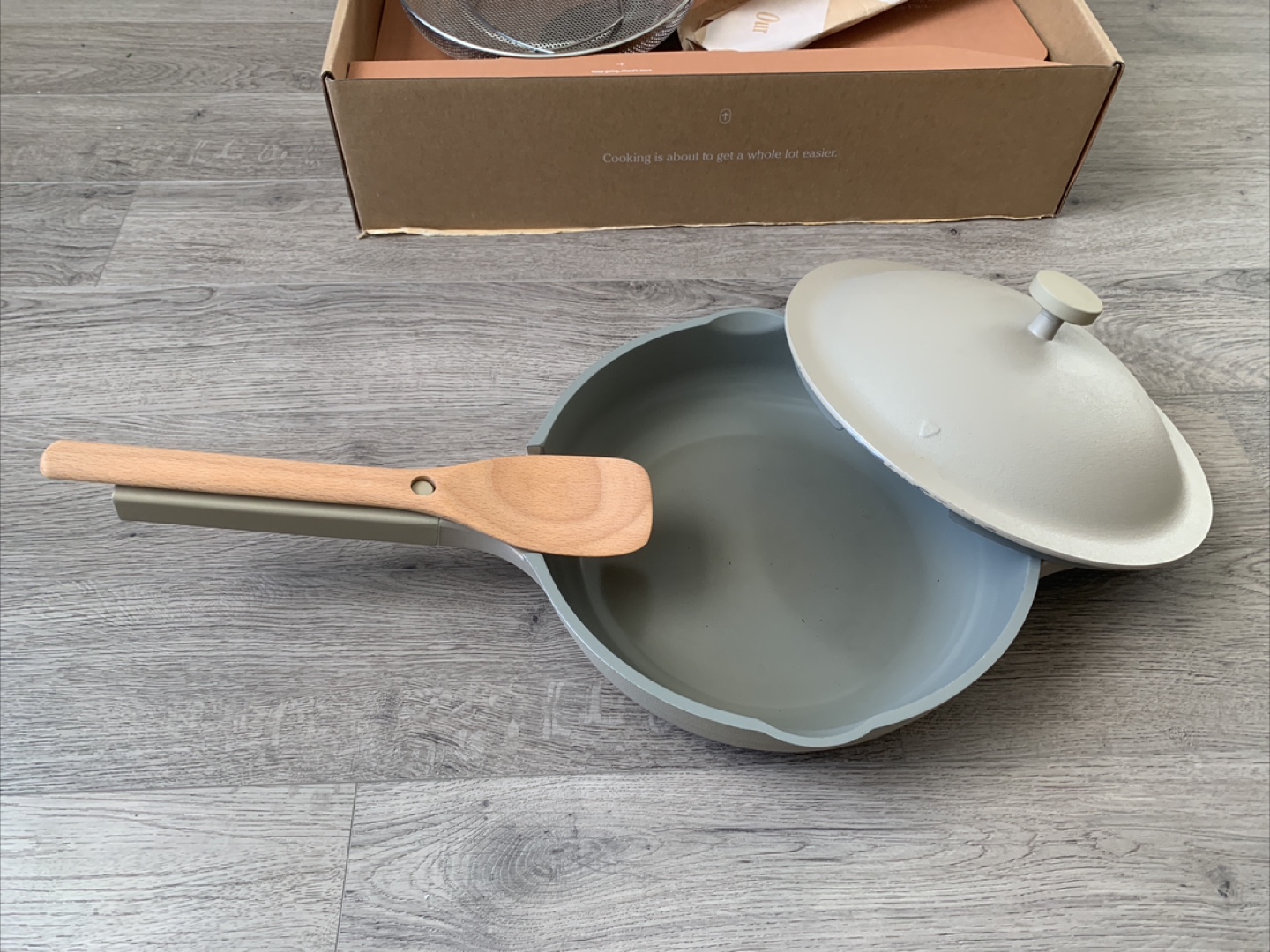 Our Place Always Pan with steamer basket and wood  spatula - photo 4