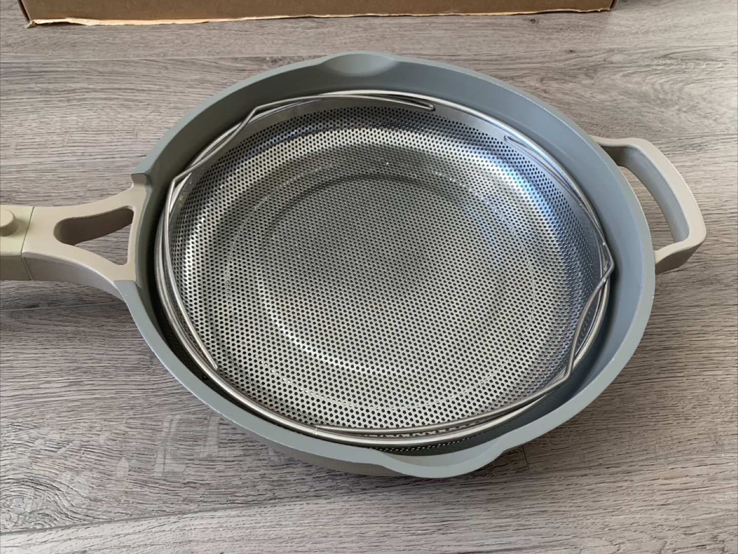 Our Place Always Pan with steamer basket and wood  spatula - photo 5