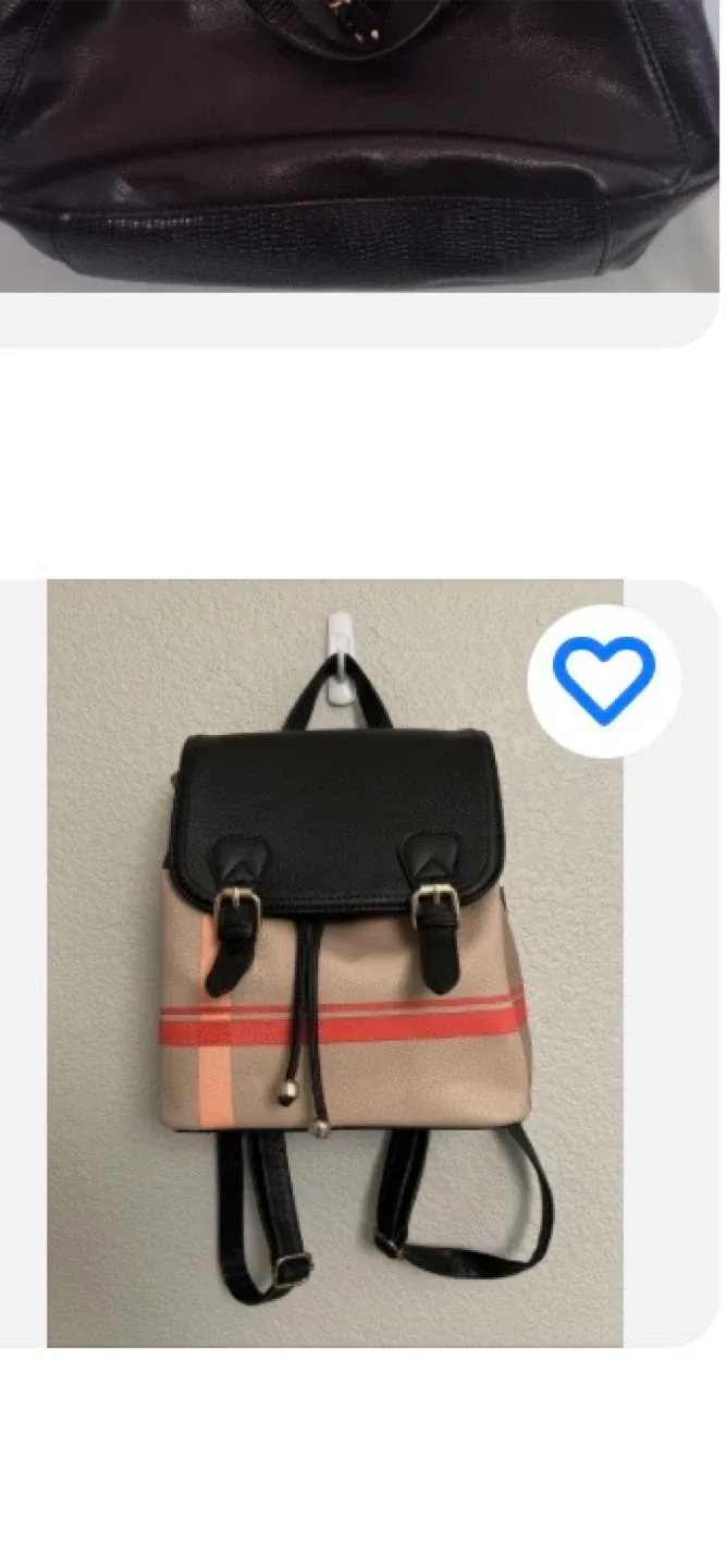 Burberry Inspired Backpack Purse by Kate Hill image indicator(10)