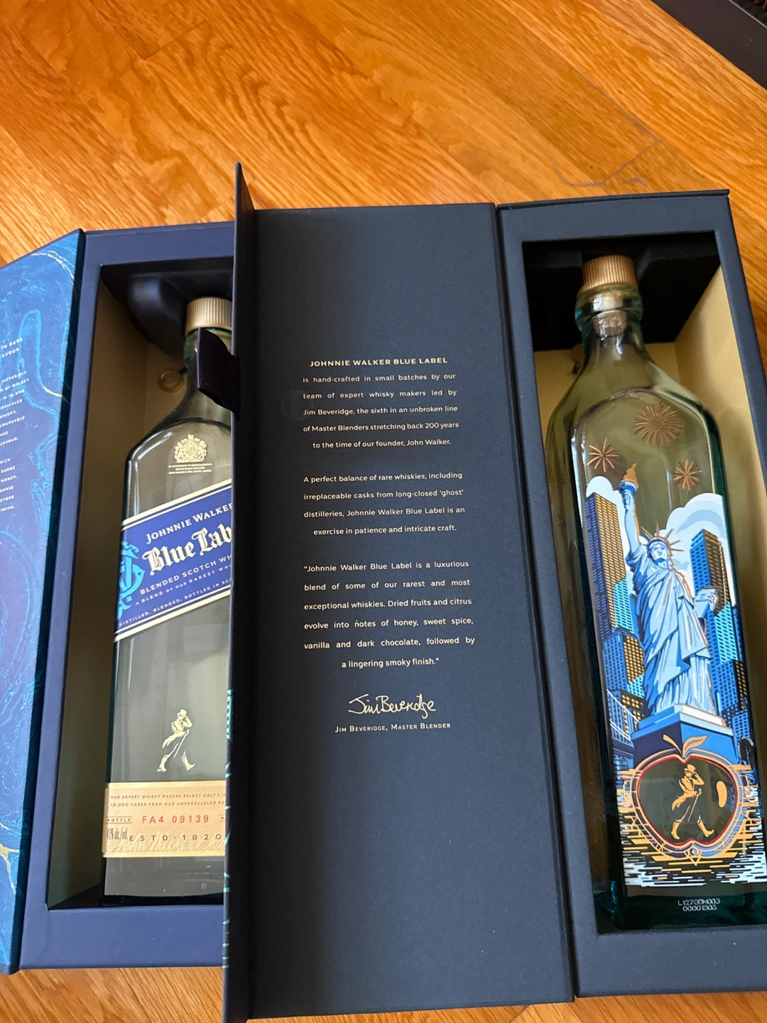 Not alcohol only empty bottle, Blue Label Limited Edition.