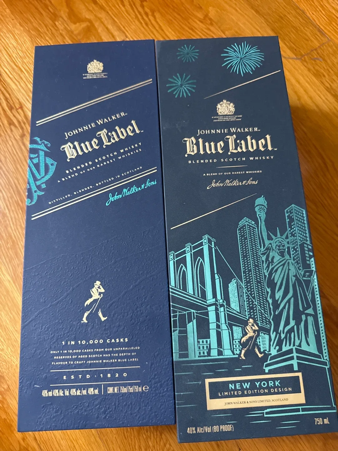 Not alcohol only empty bottle, Blue Label Limited Edition. image indicator(2)