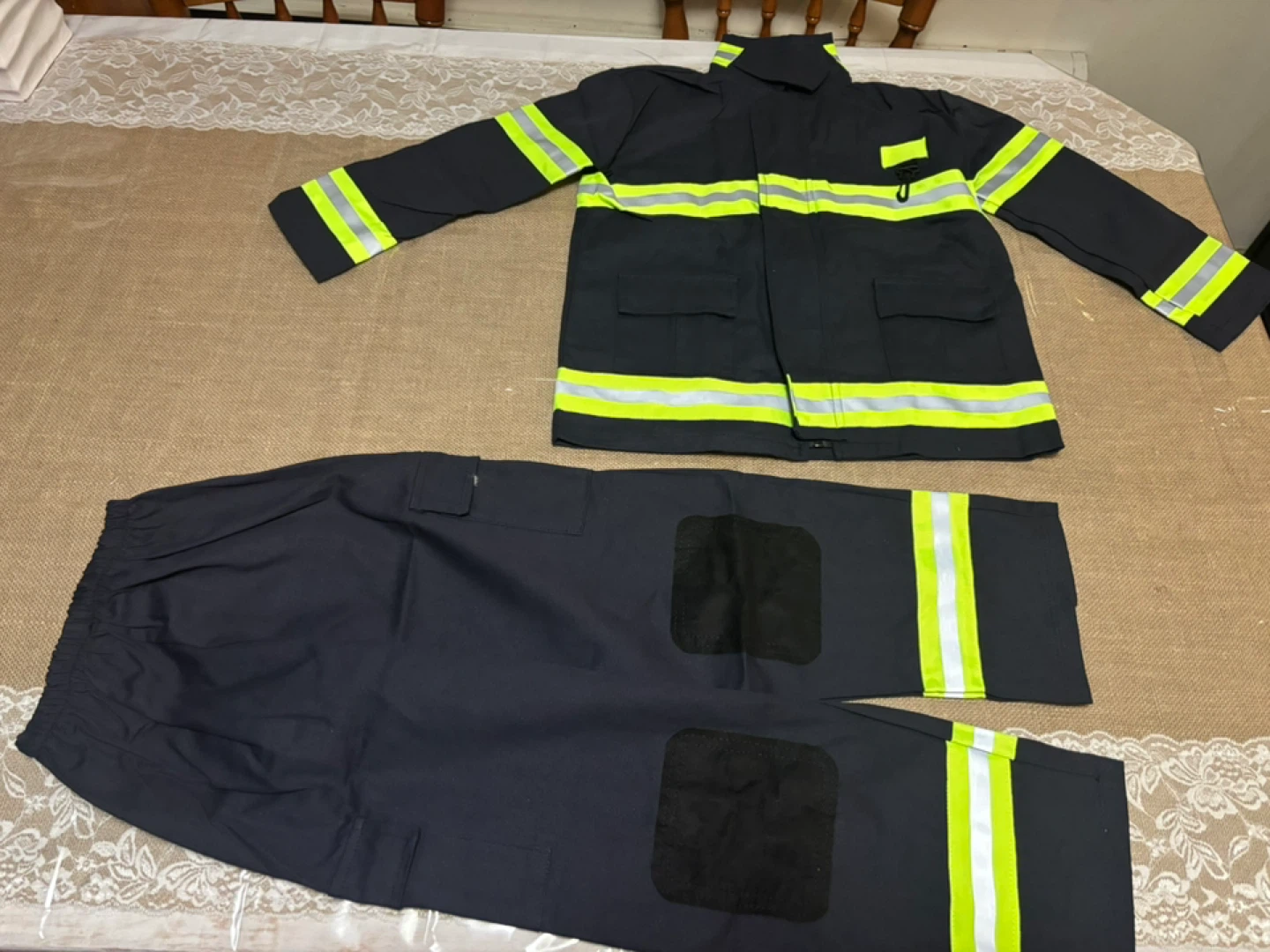 Kids Grayy Firefighter Costume - Size L