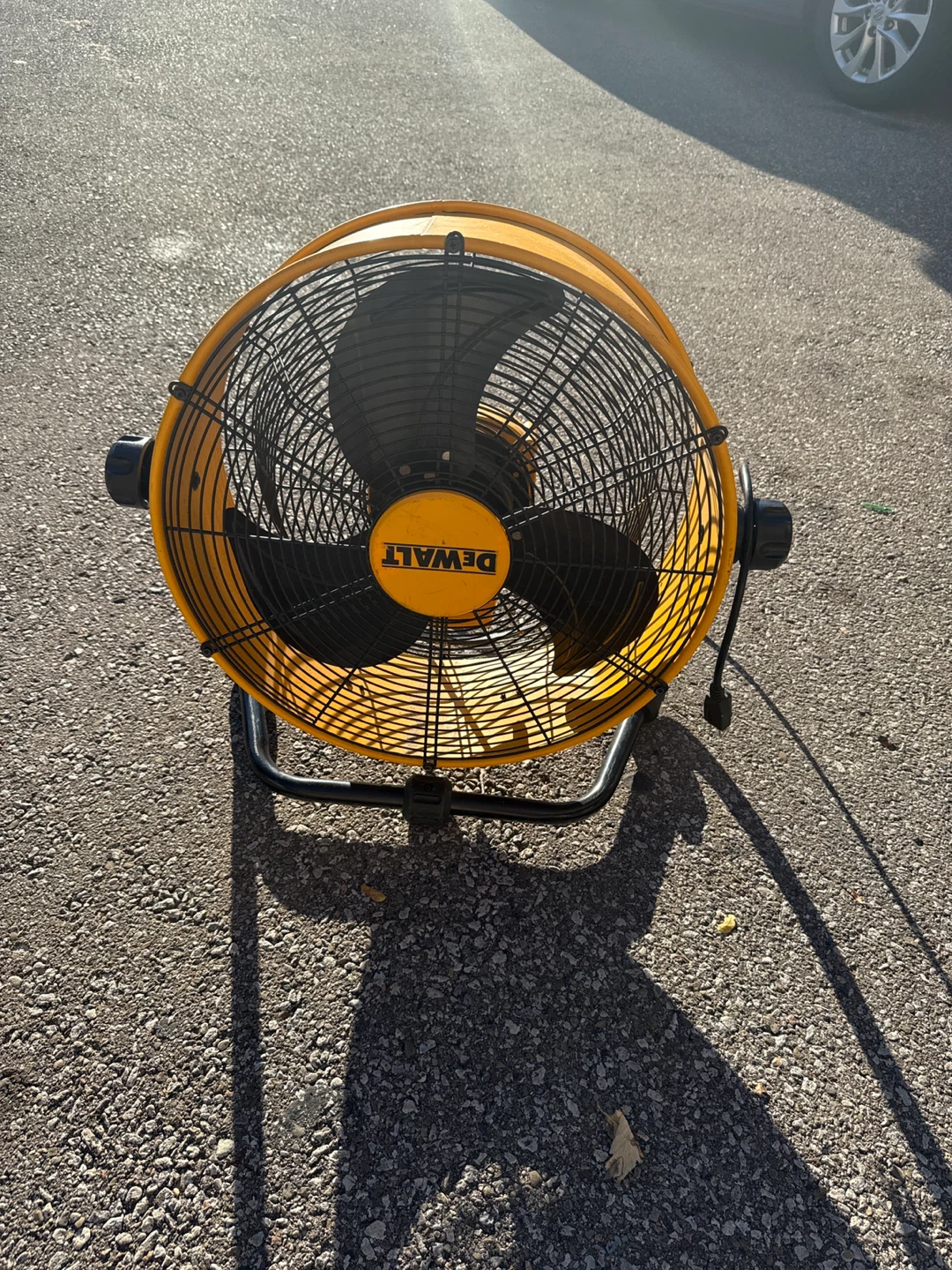 DeWalt Yellow Industrial Fan