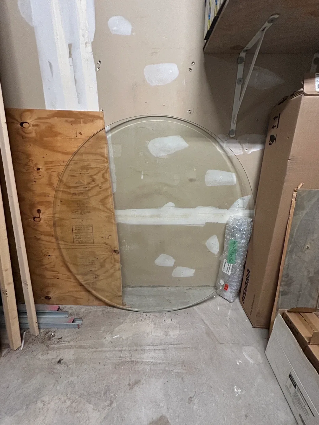 Round Glass Table Top - 48 inch diameter thumbnail