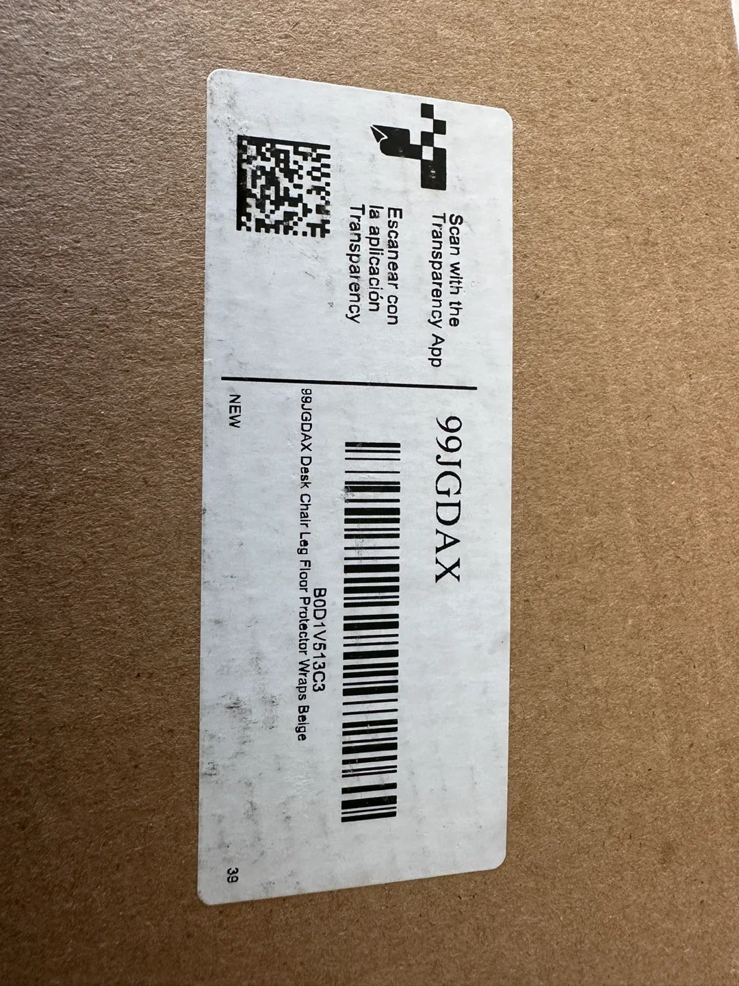 NEW Beige Desk Chair Leg Floor Protector Wraps image indicator(2)