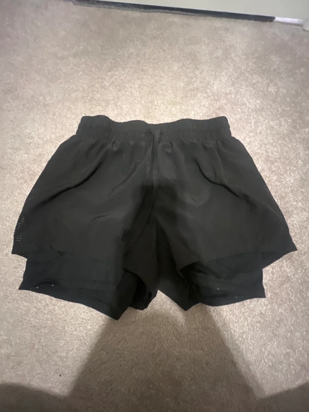 Black Running Shorts