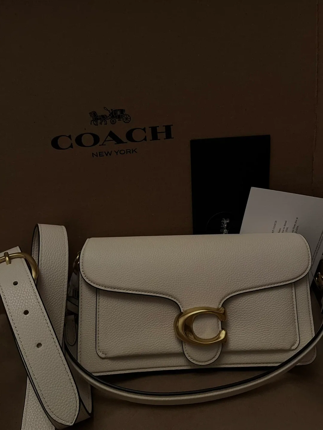 Coach Tabby Shoulder Bag 26 Ivory image indicator(3)