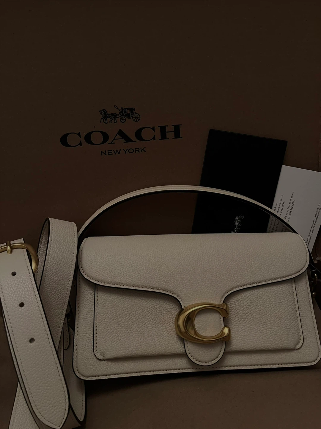 Coach Tabby Shoulder Bag 26 Ivory