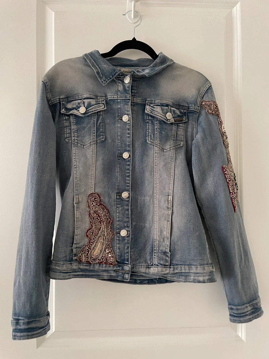 Embroidered & Embellished Denim Jacket - photo 2