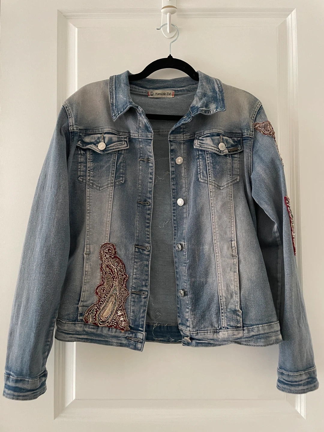 Embroidered & Embellished Denim Jacket