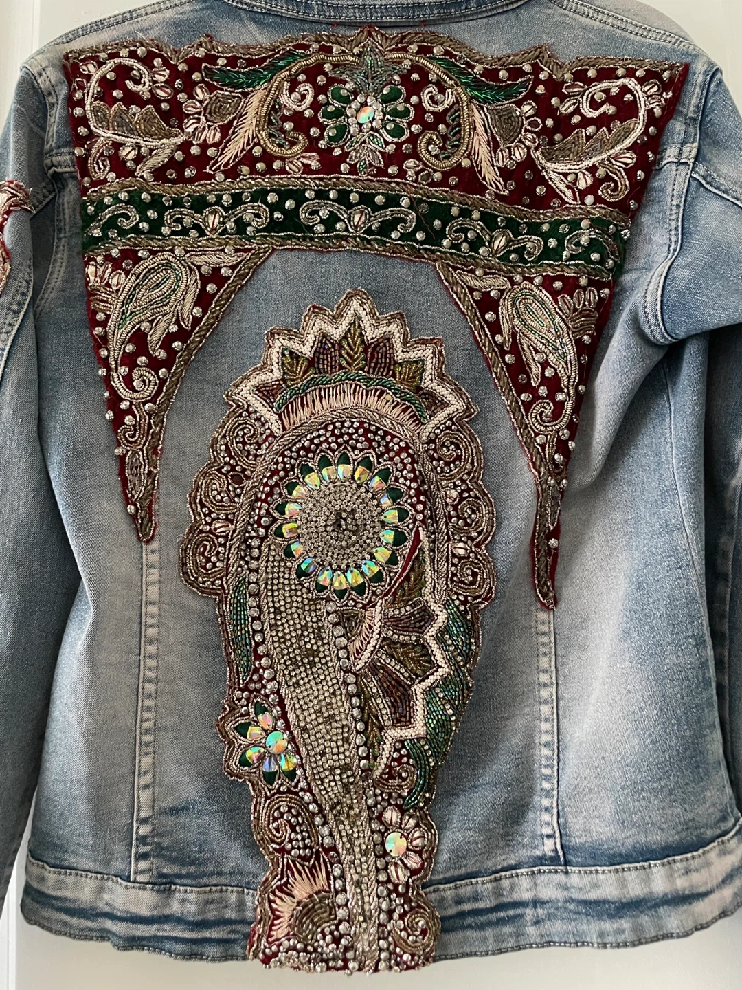 Embroidered & Embellished Denim Jacket - photo 4