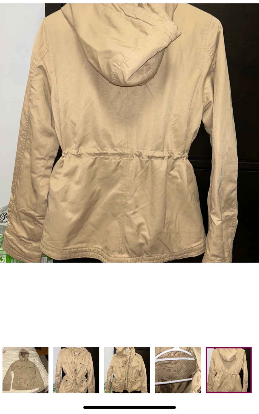 Aeropostale Beige Jacket Size M - photo 2