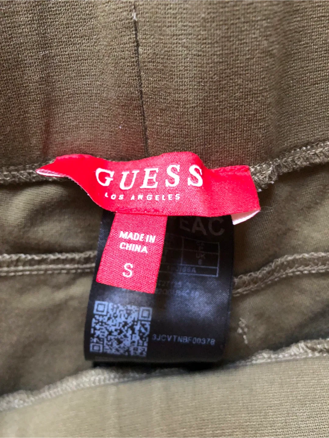 Guess Red & Olive Pants - Size Small image indicator(5)