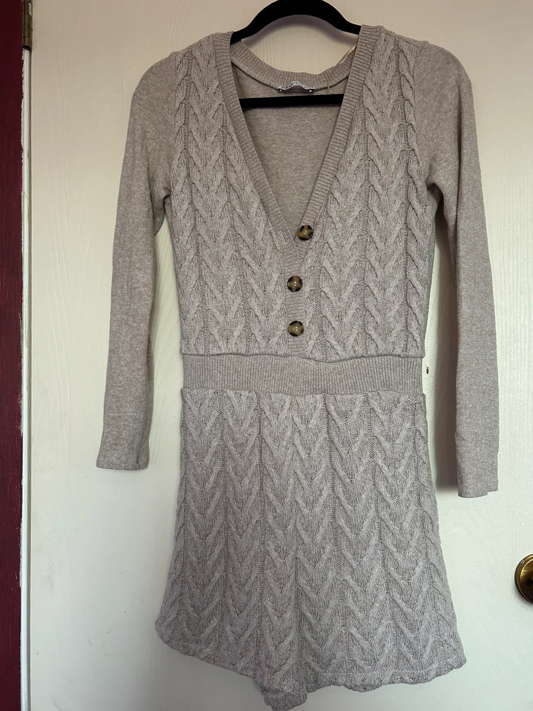 Zara Knit Romper - Size Medium - photo 3