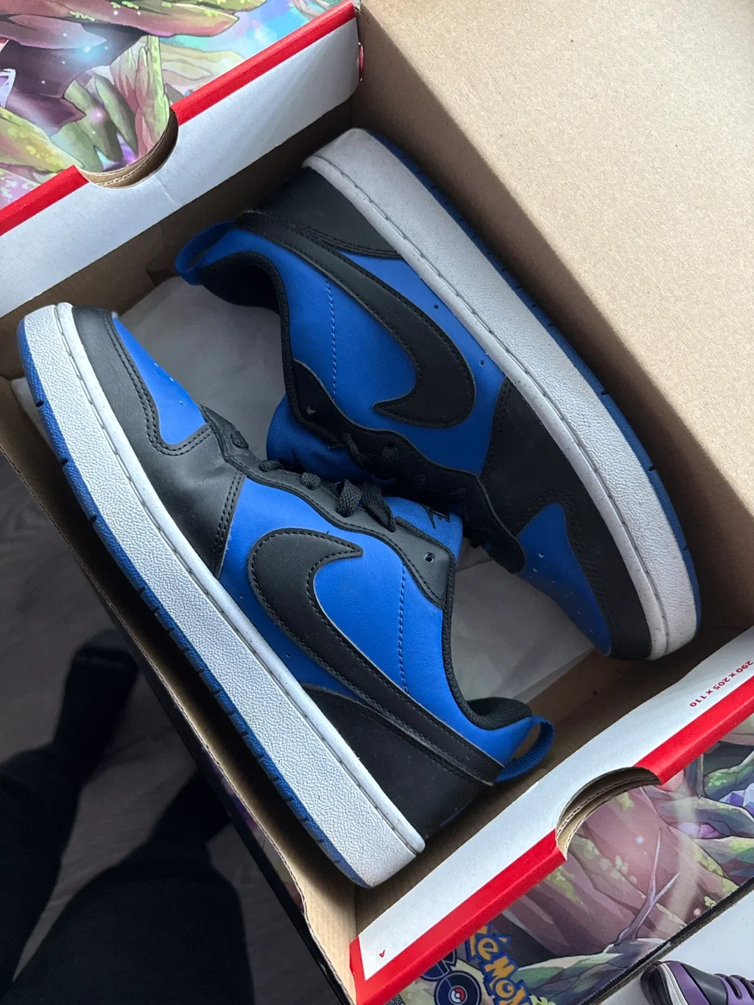 Nike Court Borough Low 2 Blue/Black Size 7 Youth image indicator(3)