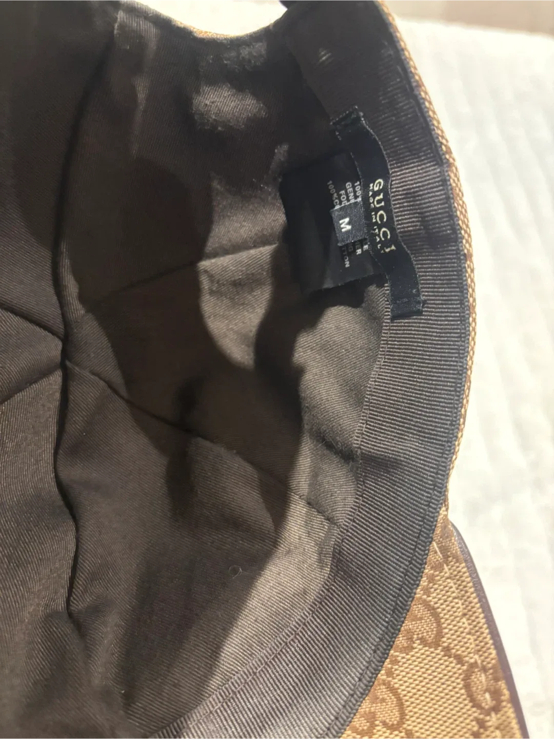 Gucci Bee GG Canvas Baseball Hat - Size M image indicator(3)