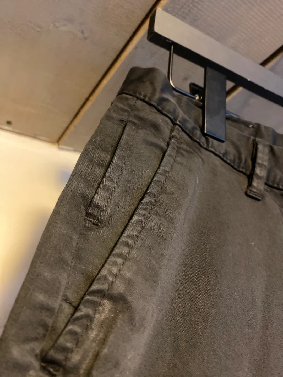 Zara Man Black Chinos, Size 31 image indicator(3)