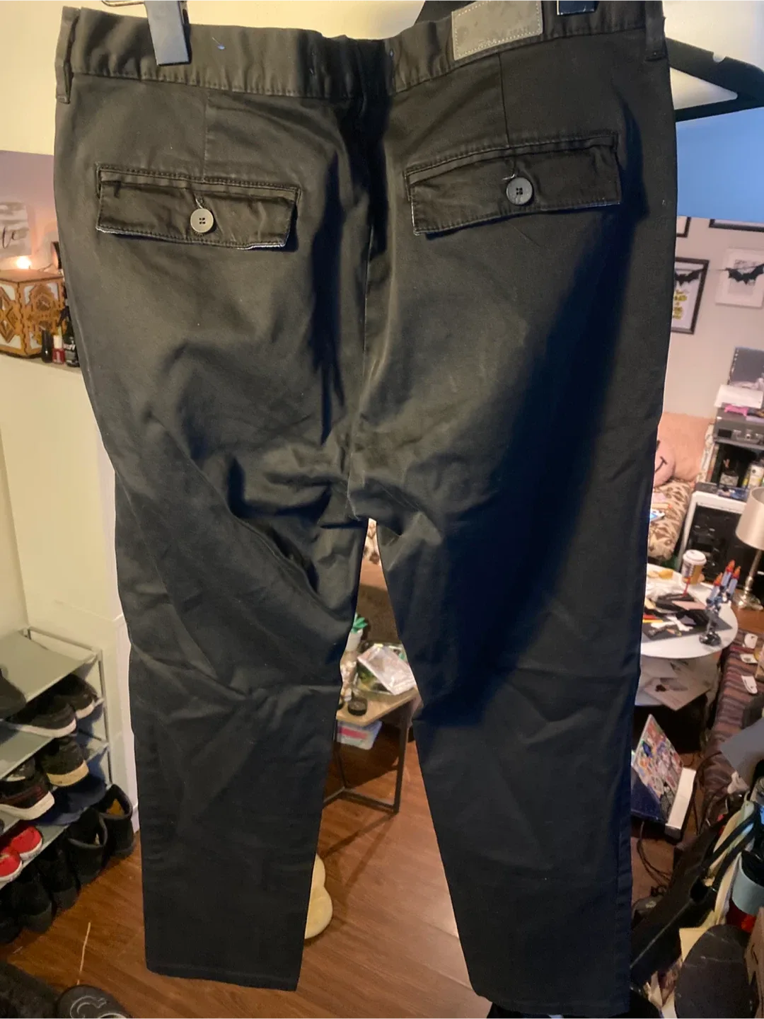 Zara Man Black Chinos, Size 31 image indicator(4)