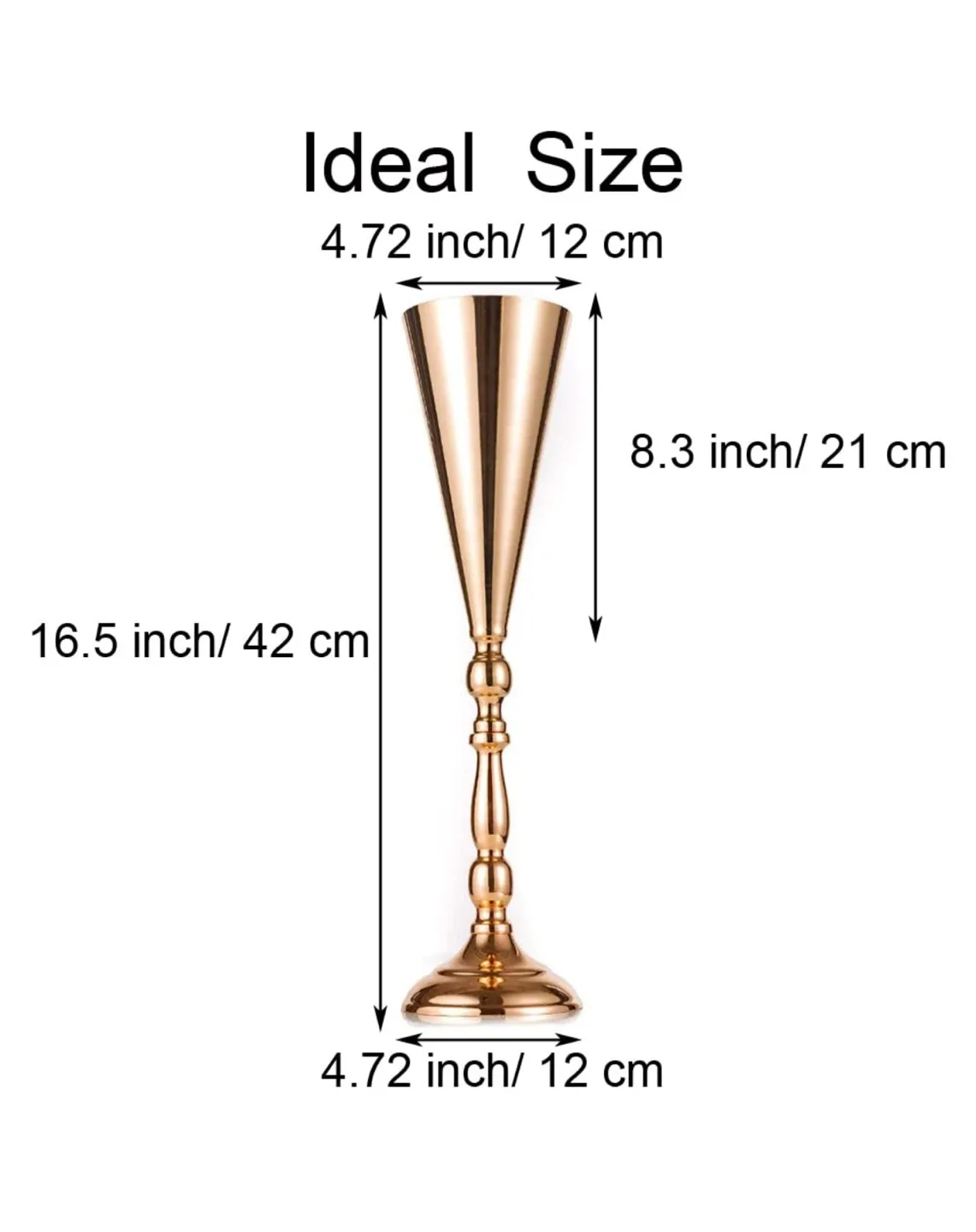 10 Pcs Metal Tabletop Flower Stand image indicator(7)