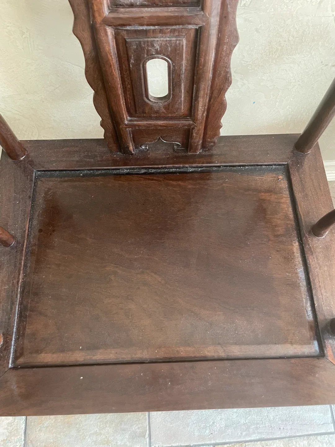 Pair of Antique Chinese Yoke Back Chairs image indicator(4)