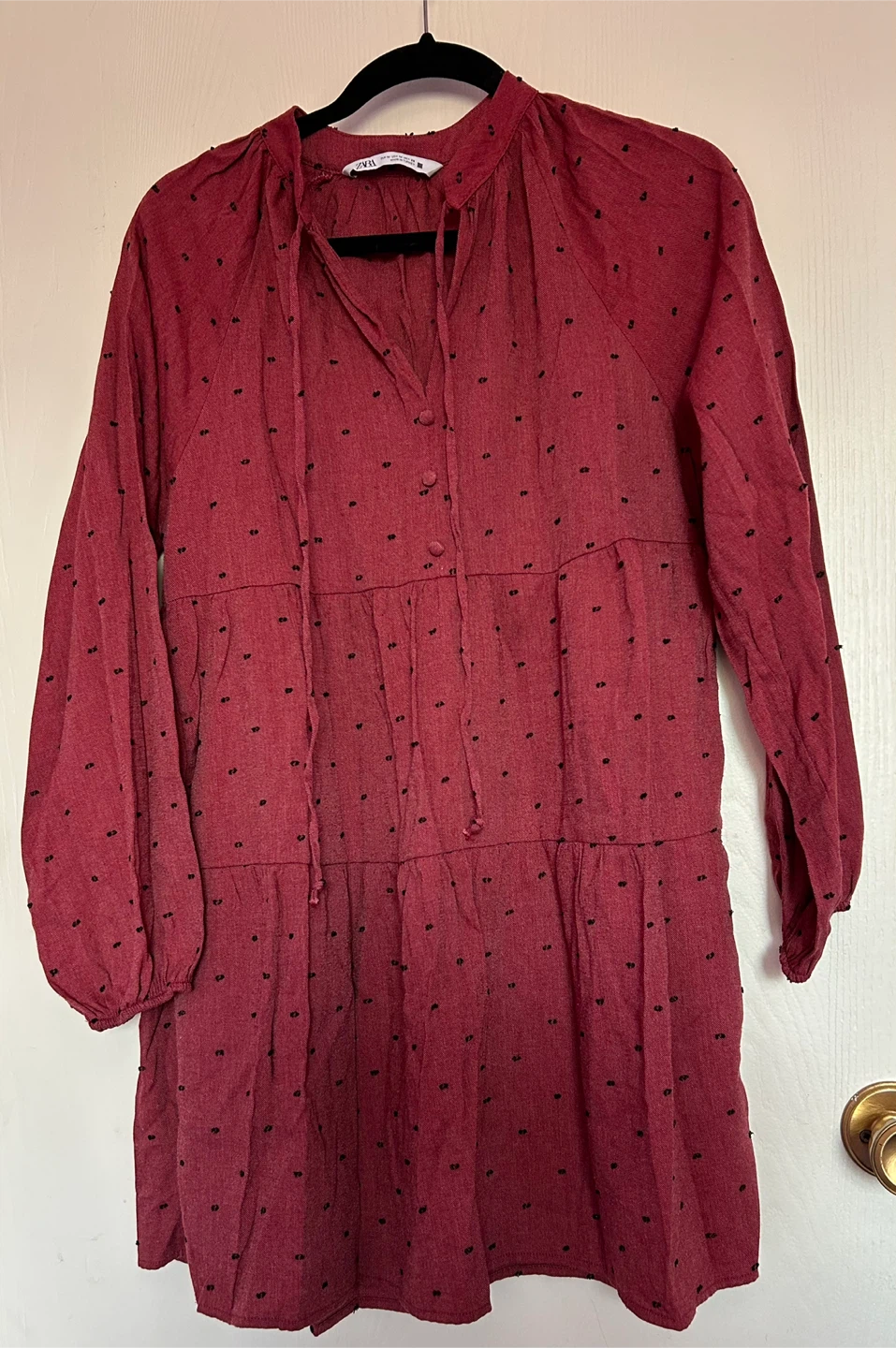 Zara Red Dress - Size Medium - photo 4