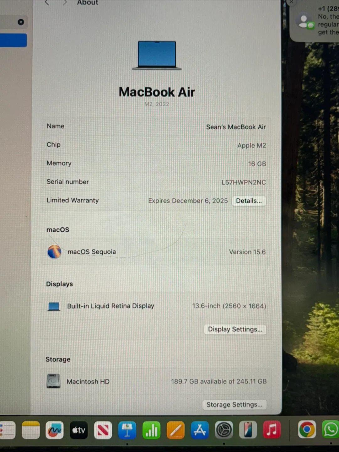 MacBook Air M2, 16GB Memory image indicator(4)