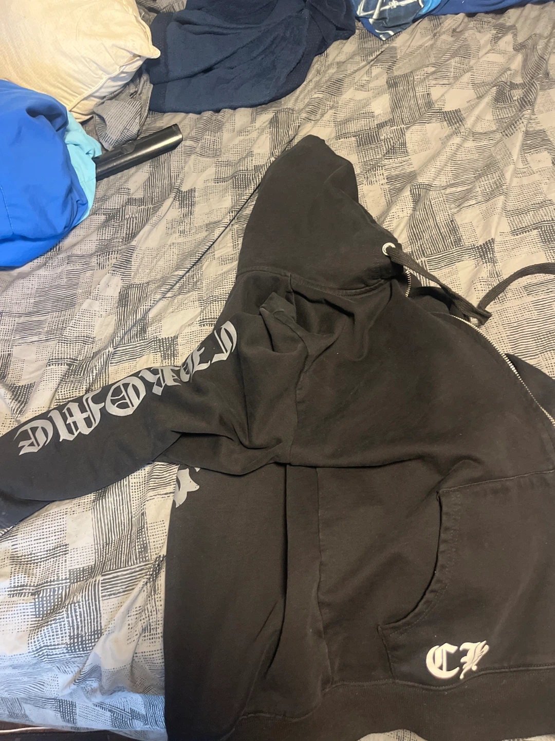 Chrome Hearts Black Hoodie - photo 2