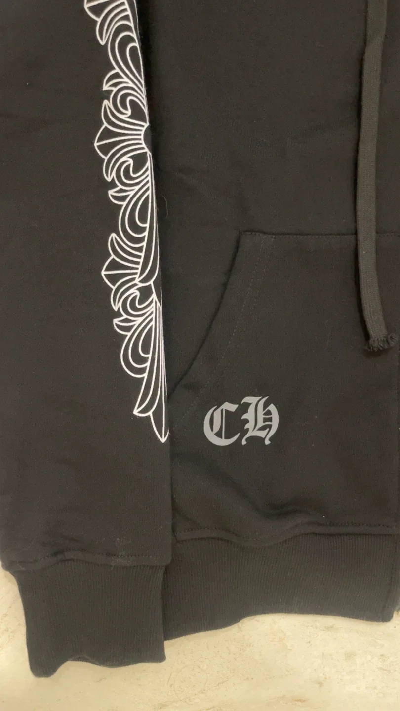Chrome Hearts Black Zip-Up Hoodie image indicator(6)