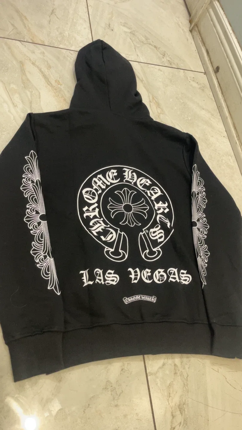 Chrome Hearts Black Zip-Up Hoodie image indicator(8)