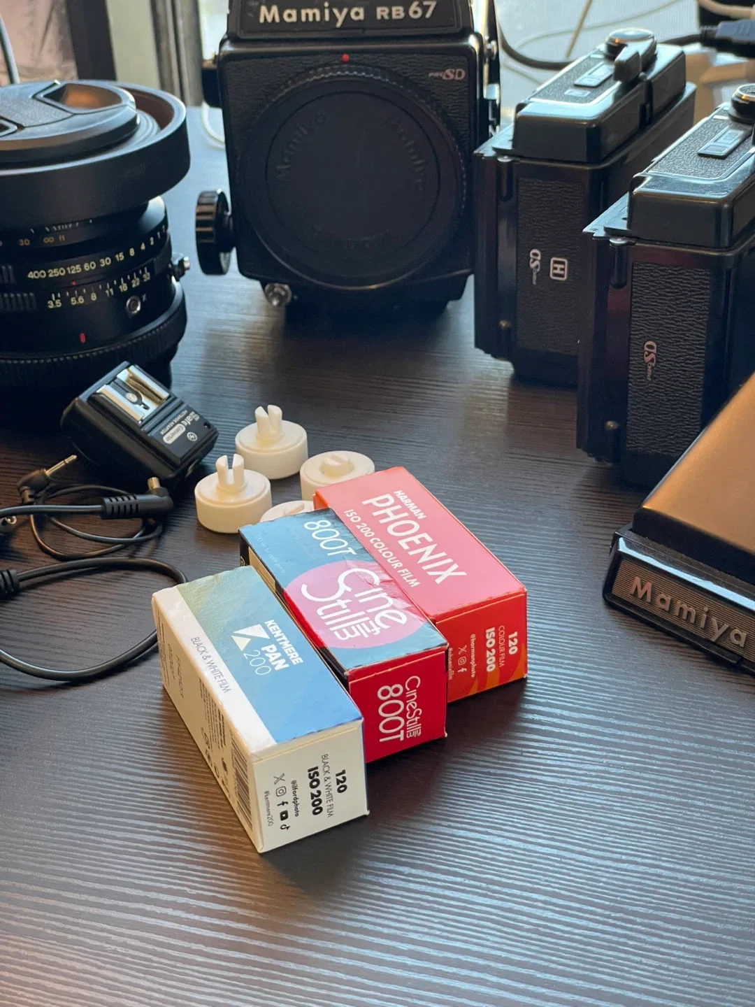 Mamiya RB67 pro sd Camera with + Prism finder image indicator(6)