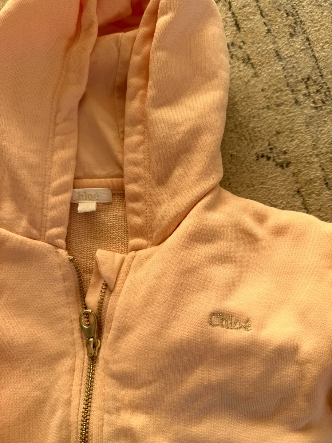 Chloé Kids' Pink Cotton-Blend Tracksuit image indicator(2)