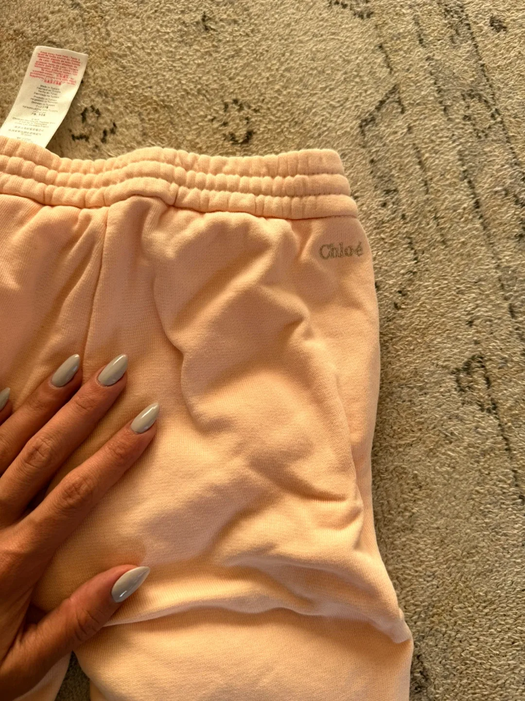 Chloé Kids' Pink Cotton-Blend Tracksuit image indicator(7)