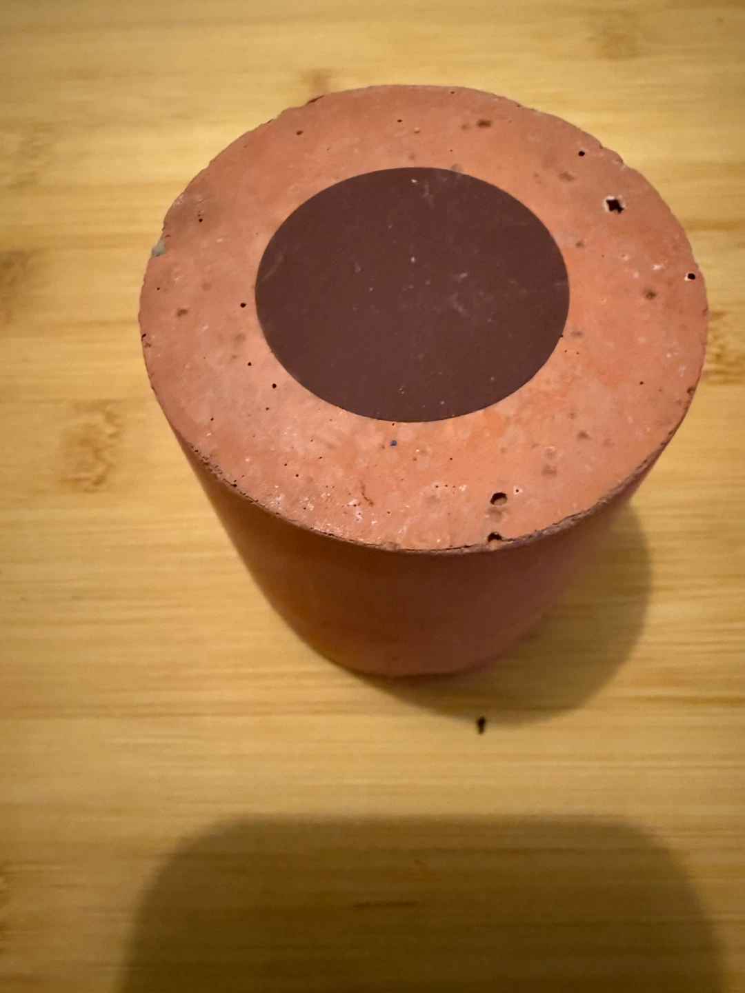 Scalloped Edge Concrete Match Holder / Planter - photo 5