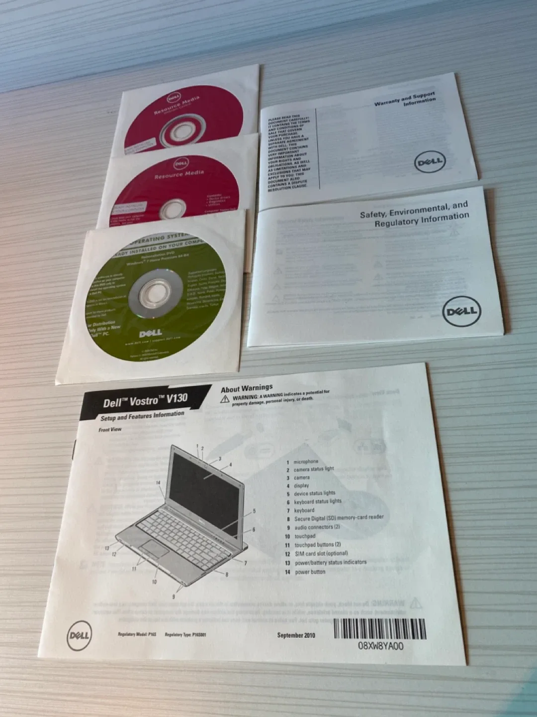 Dell Vostro Intel Core i5- V130 13" Laptop 4GB RAM 500GB HDD image indicator(5)