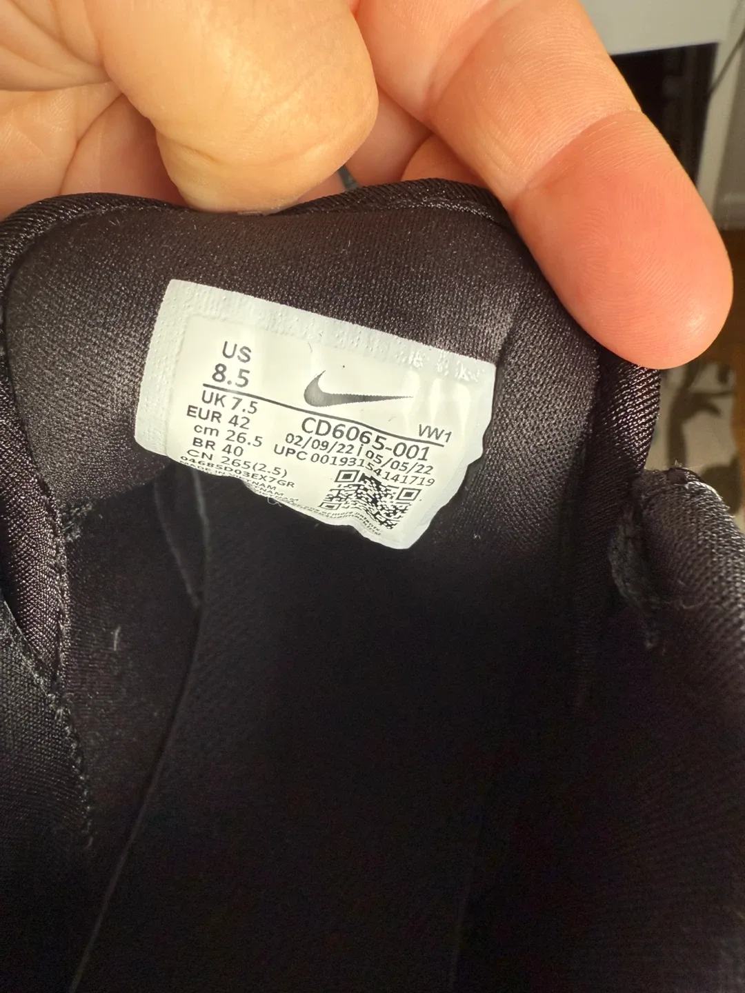 Nike Golf Shoes - Black, US 8.5 image indicator(4)