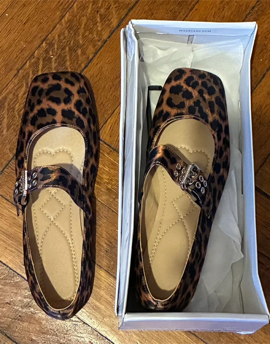 🥕 $10 Leopard Print Mary Jane Shoes image indicator(2)